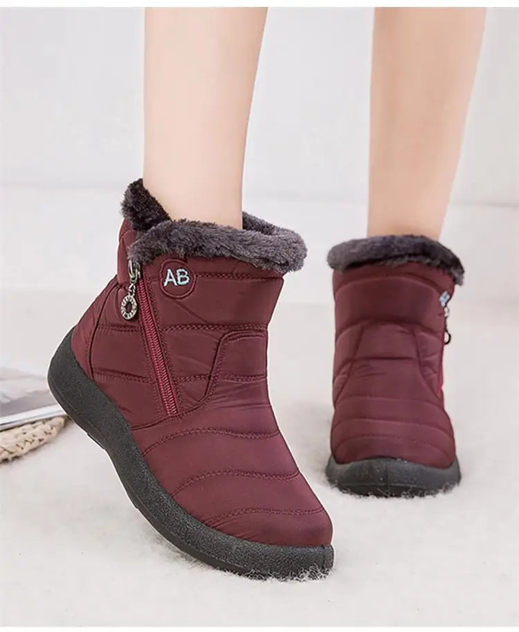 Snow Boots Women Comfortable Waterproof Shoes