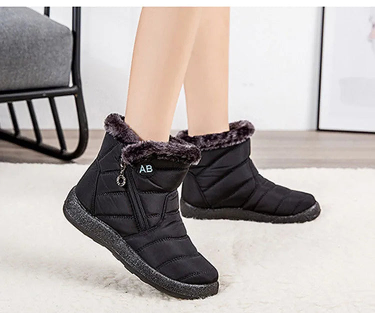 Snow Boots Women Comfortable Waterproof Shoes