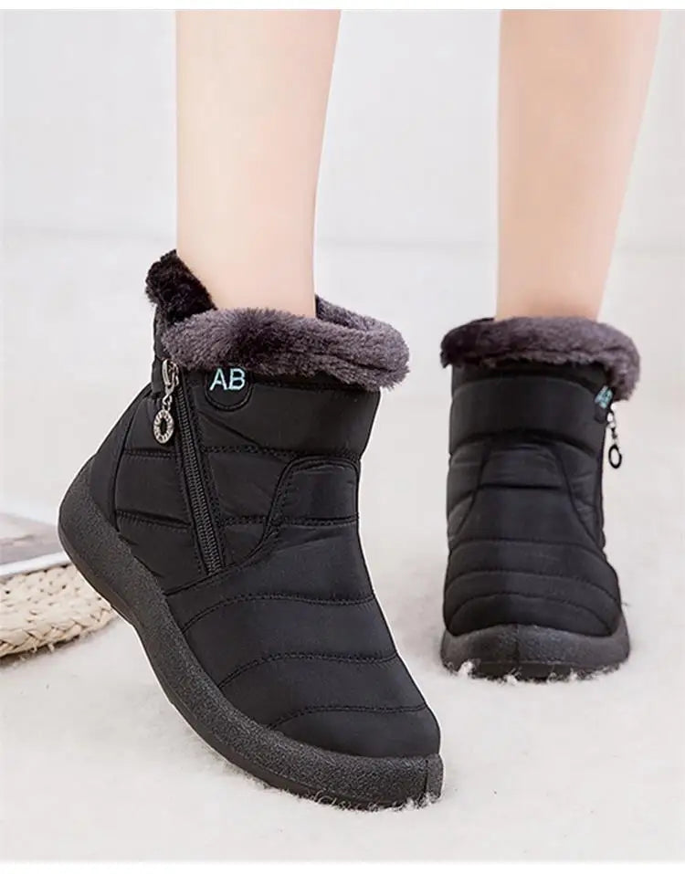 Snow Boots Women Comfortable Waterproof Shoes