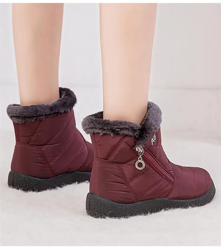 Snow Boots Women Comfortable Waterproof Shoes