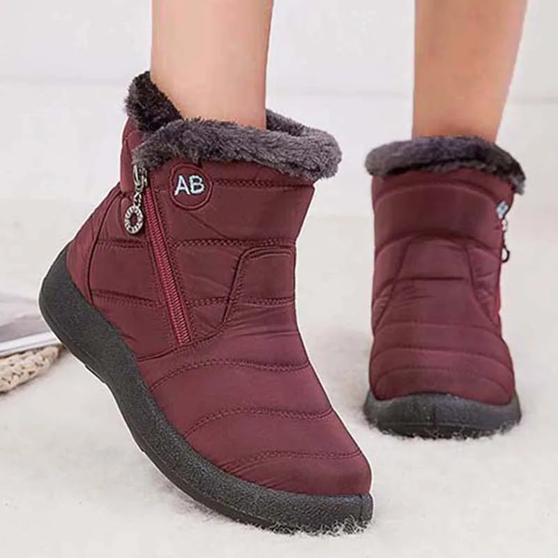 Snow Boots Women Comfortable Waterproof Shoes